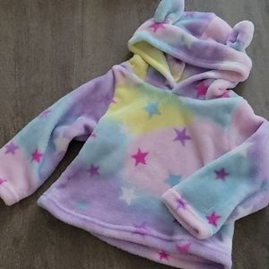 🦄1T Hoodie multicolor star with ears